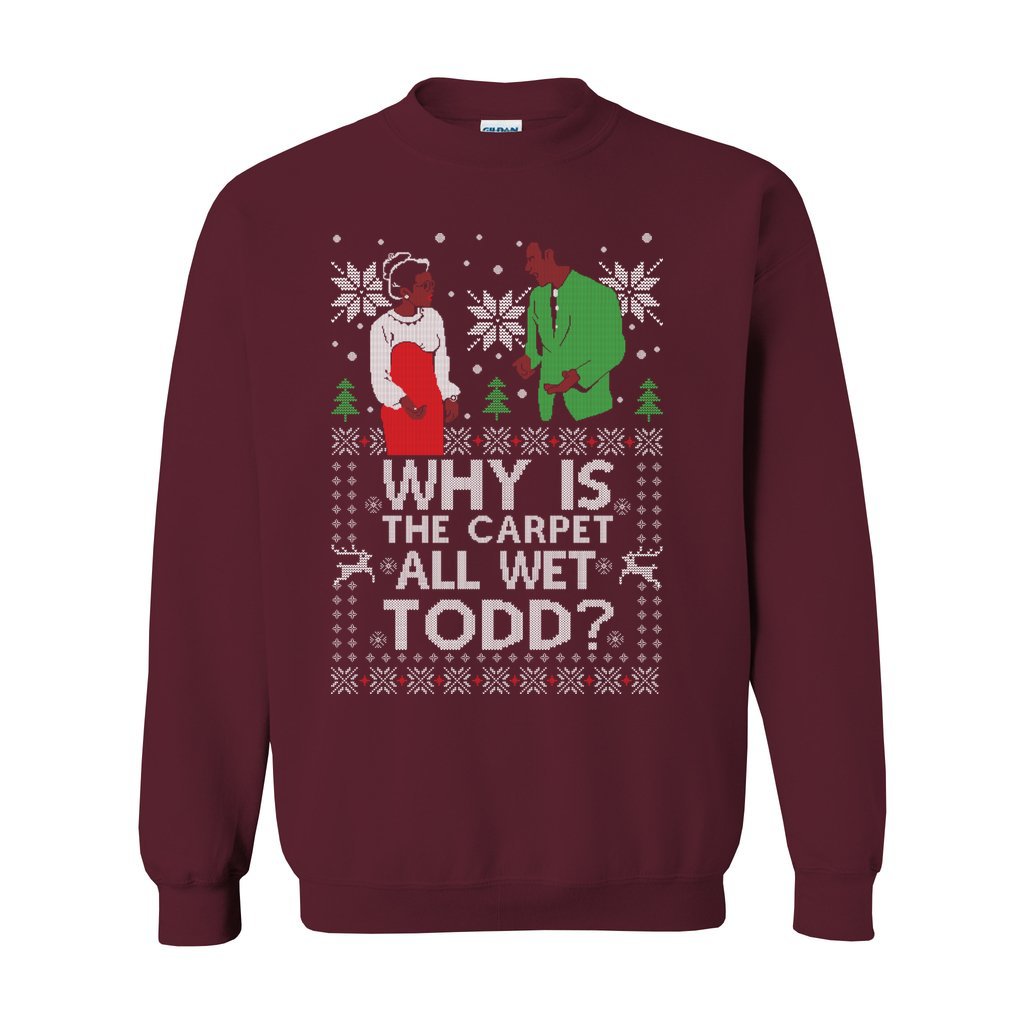 Carpet All Wet Todd Couples Ugly Christmas Sweaters - Image 7