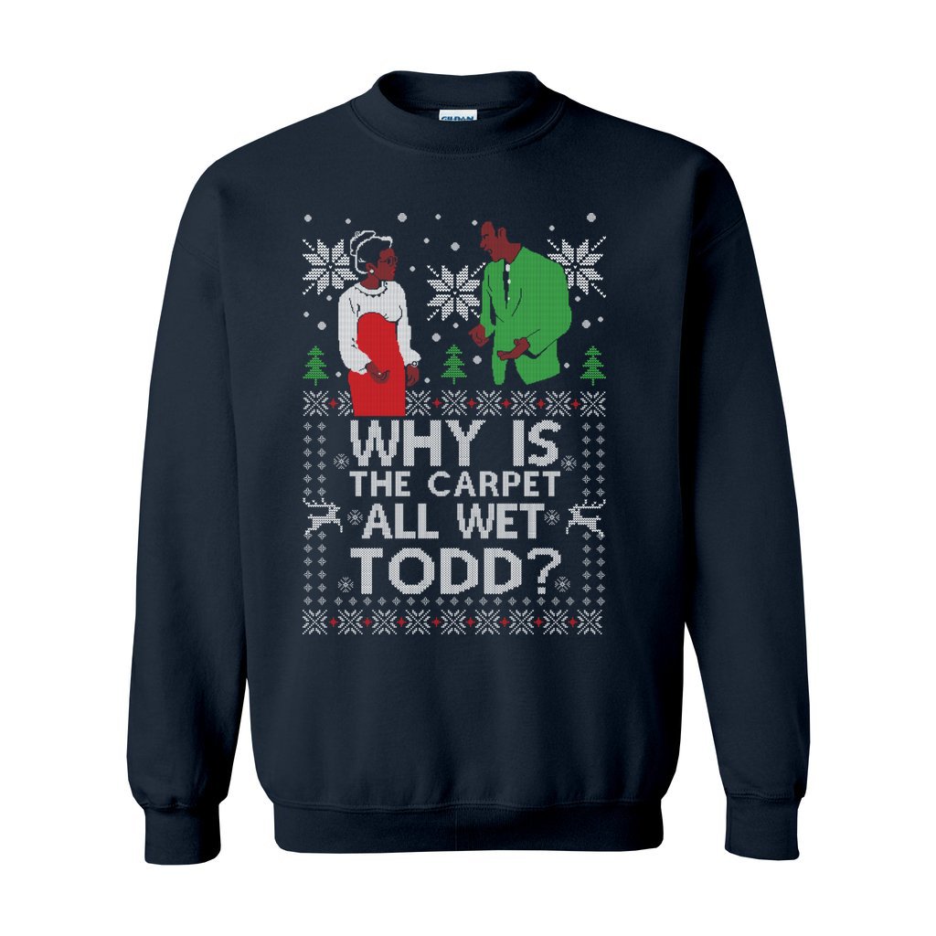 Carpet All Wet Todd Couples Ugly Christmas Sweaters - Image 6
