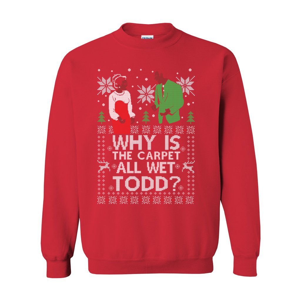 Carpet All Wet Todd Couples Ugly Christmas Sweaters - Image 3
