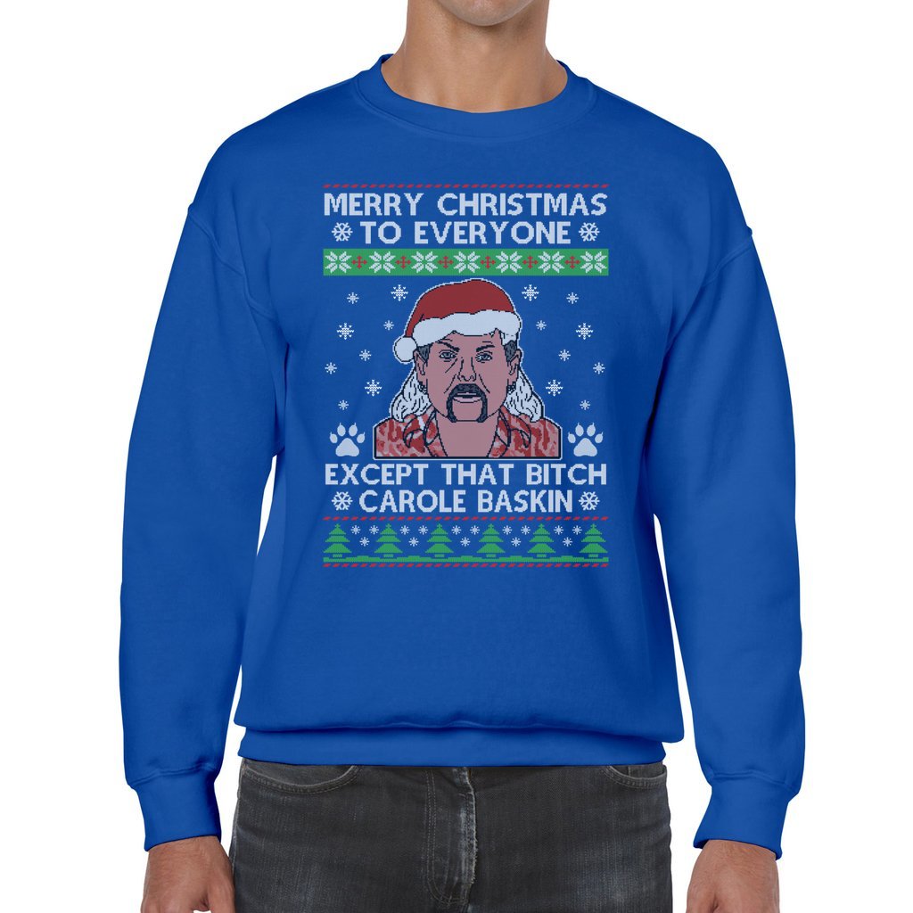 Carole Baskin Couples Ugly Christmas Sweaters - Image 4