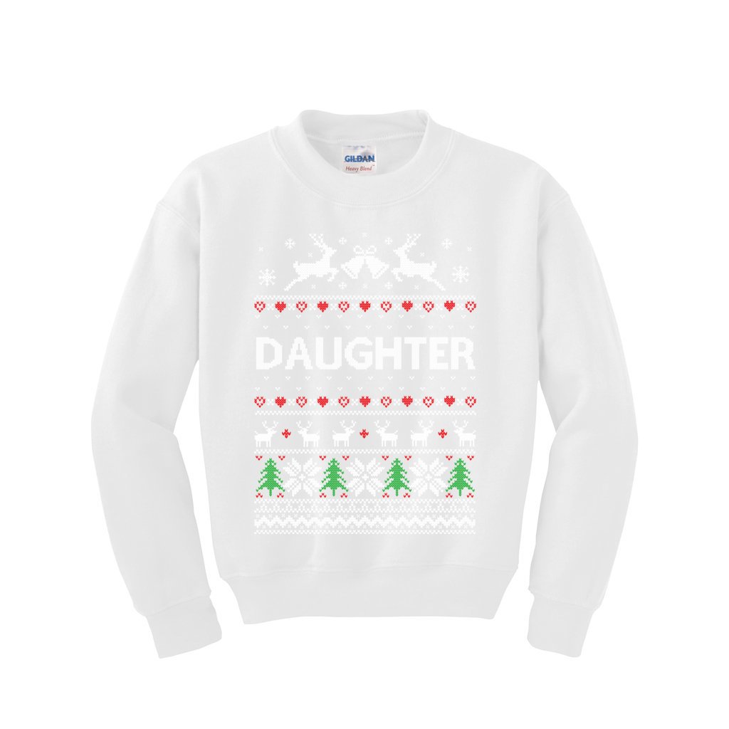 Daughter Cute Matching Christmas Sweaters For Family - Image 3