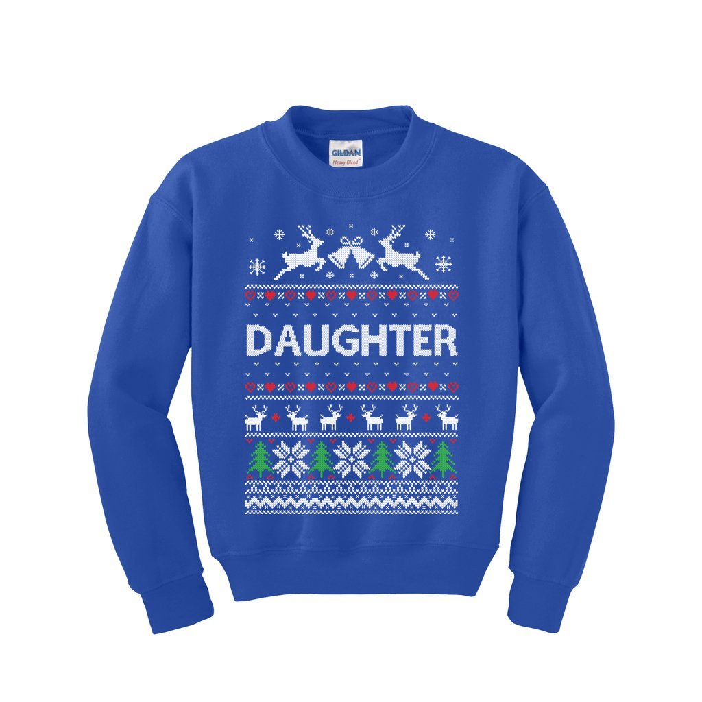 Daughter Cute Matching Christmas Sweaters For Family - Image 5