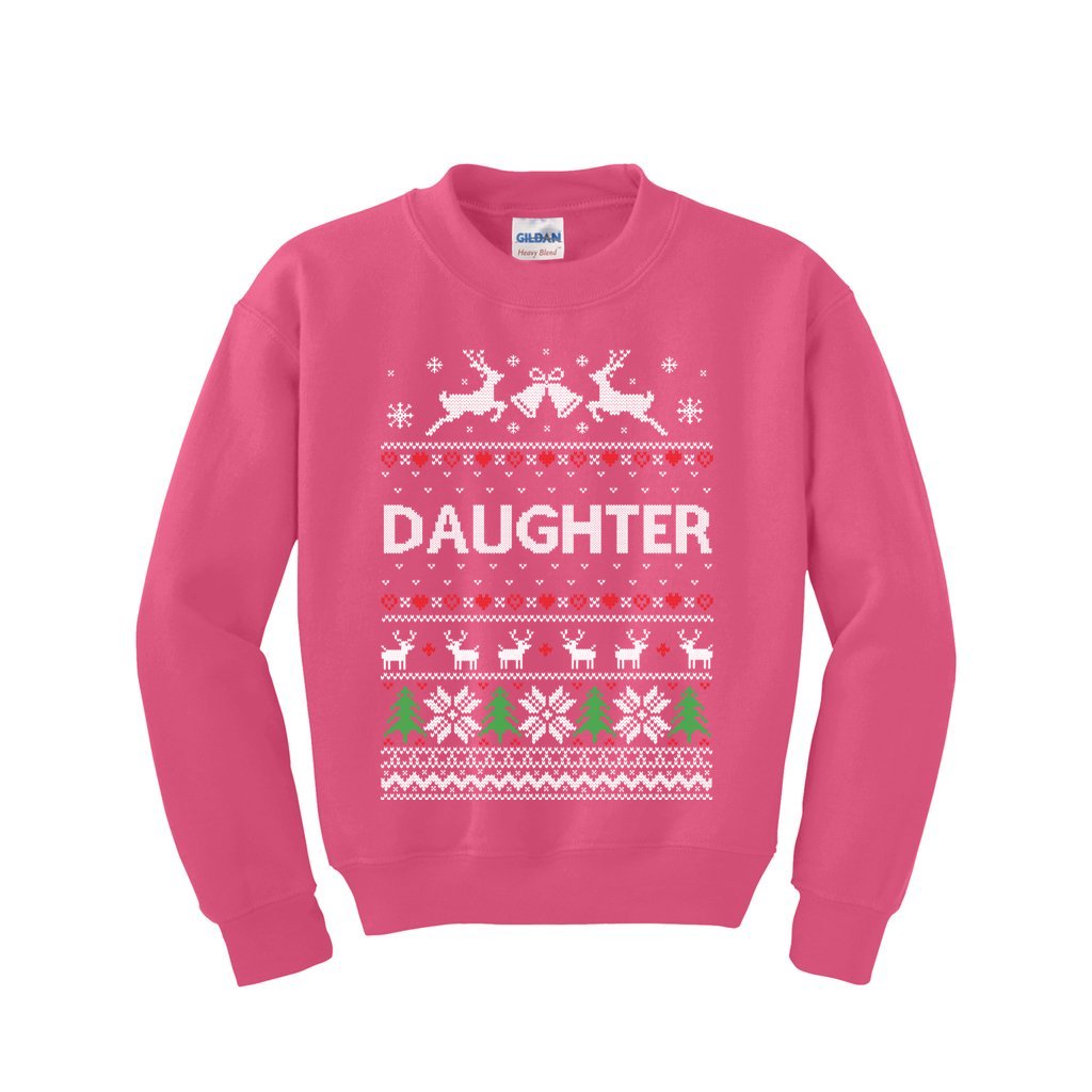Daughter Cute Matching Christmas Sweaters For Family - Image 6