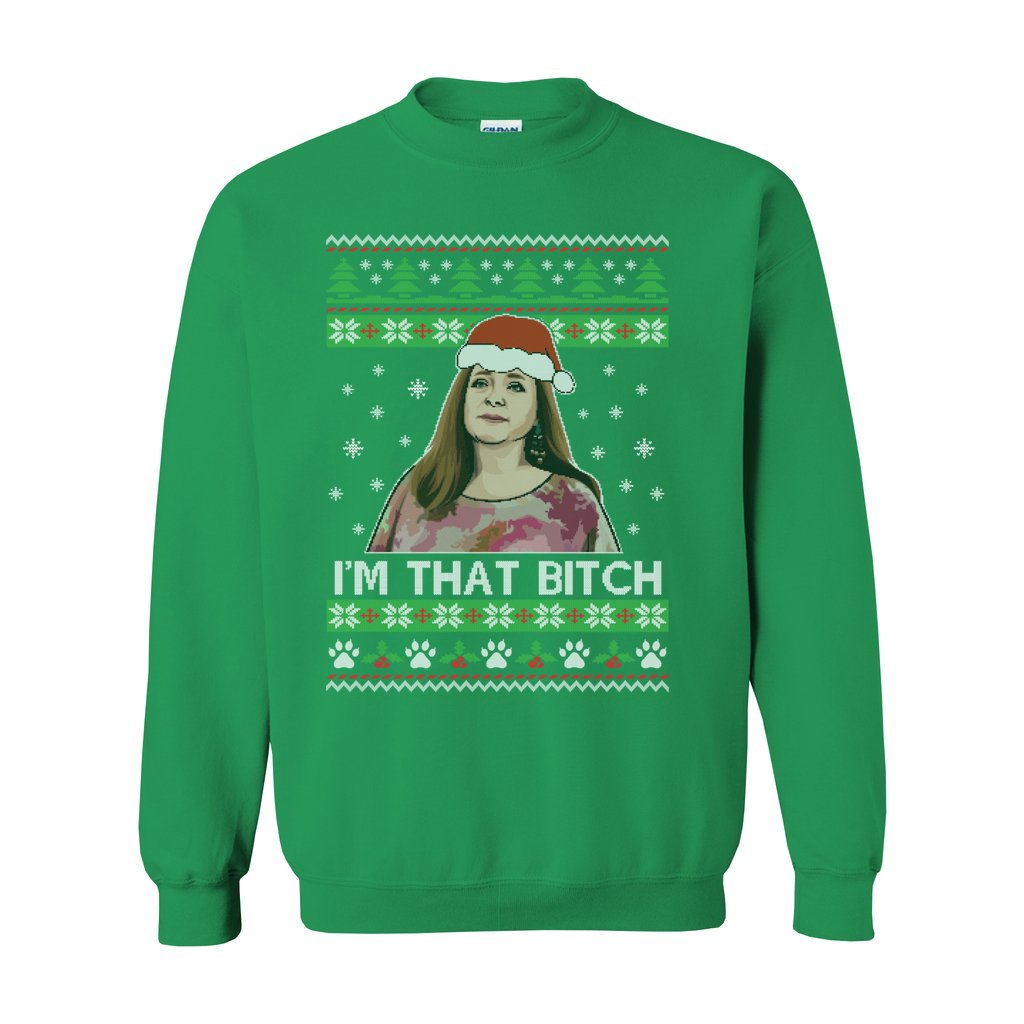 I'm That Bitch Couples Ugly Christmas Sweaters - Image 5