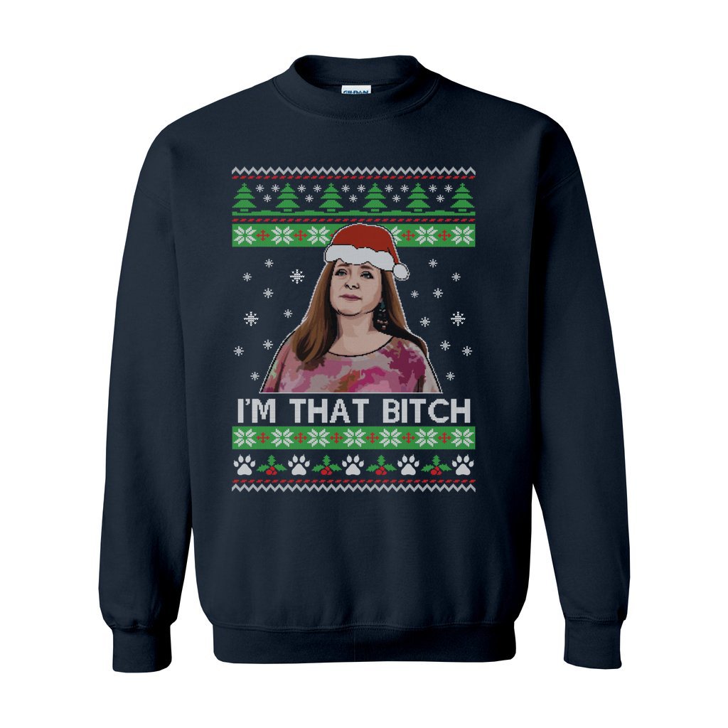 I'm That Bitch Couples Ugly Christmas Sweaters - Image 6