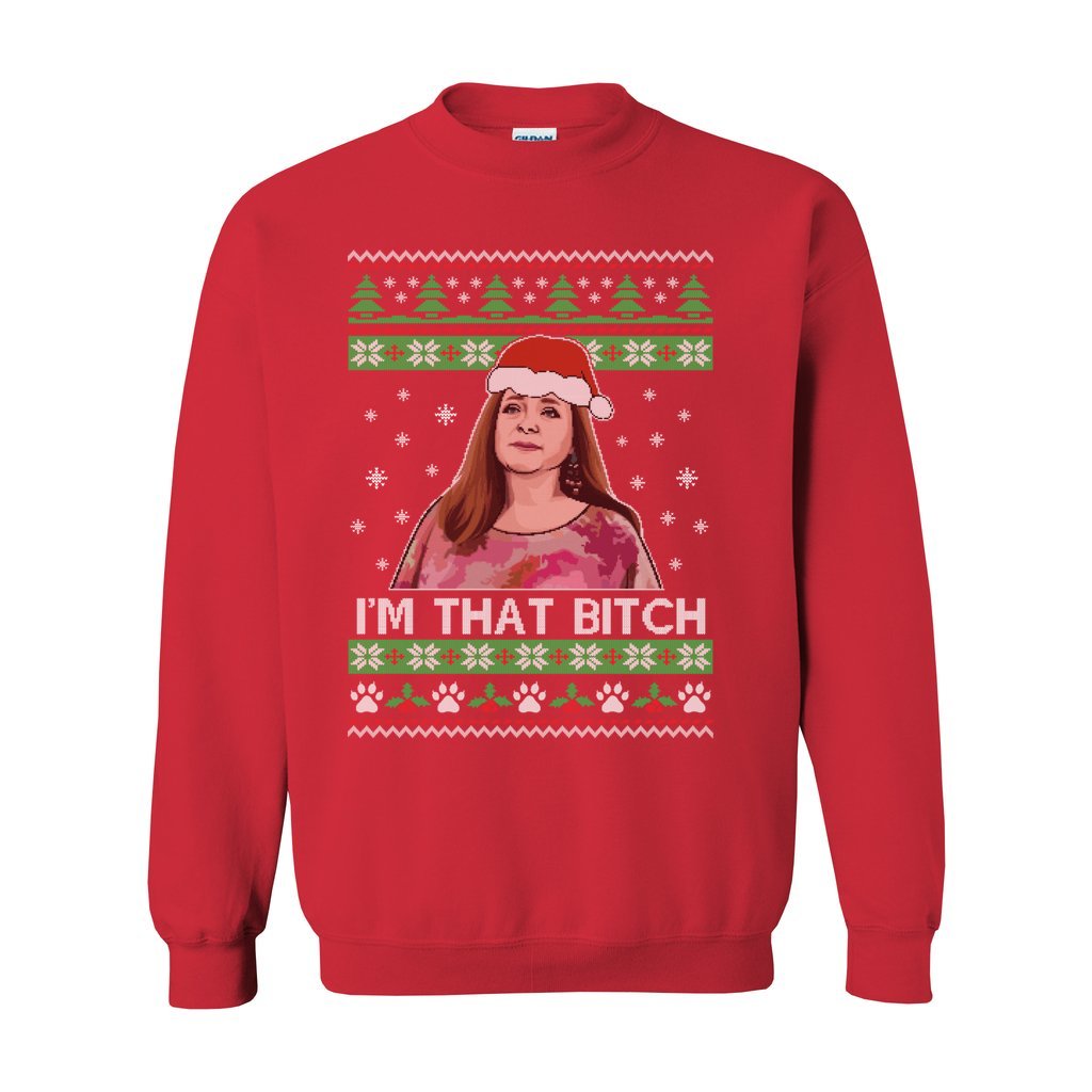 I'm That Bitch Couples Ugly Christmas Sweaters - Image 3