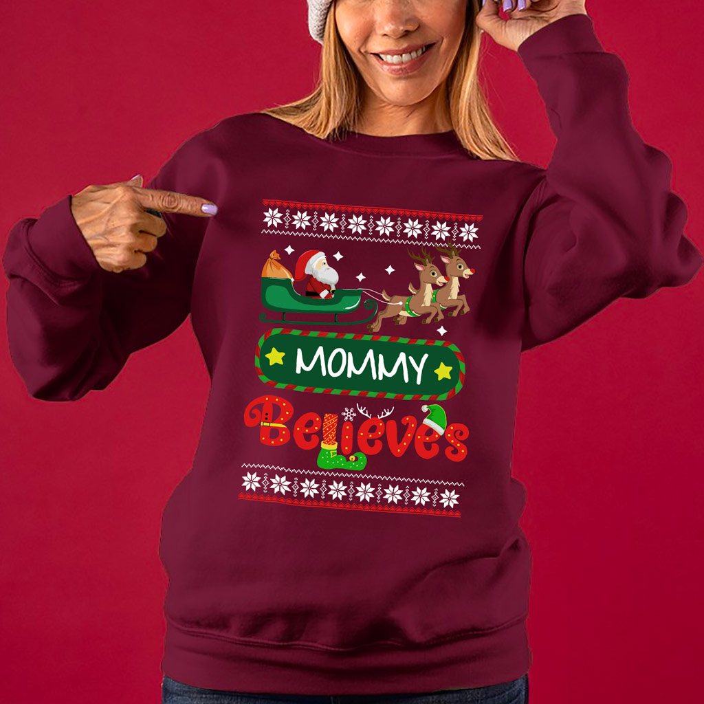 Believes Personalized Ugly Christmas Sweater