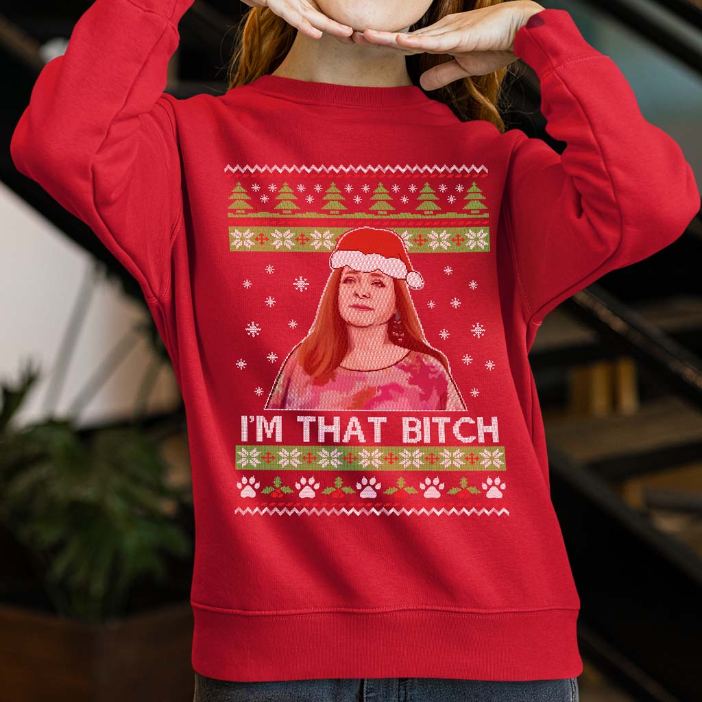I'm That Bitch Couples Ugly Christmas Sweaters