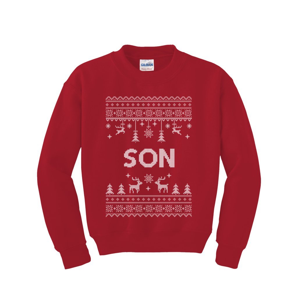 Son Matching Christmas Sweaters For Family - Image 5