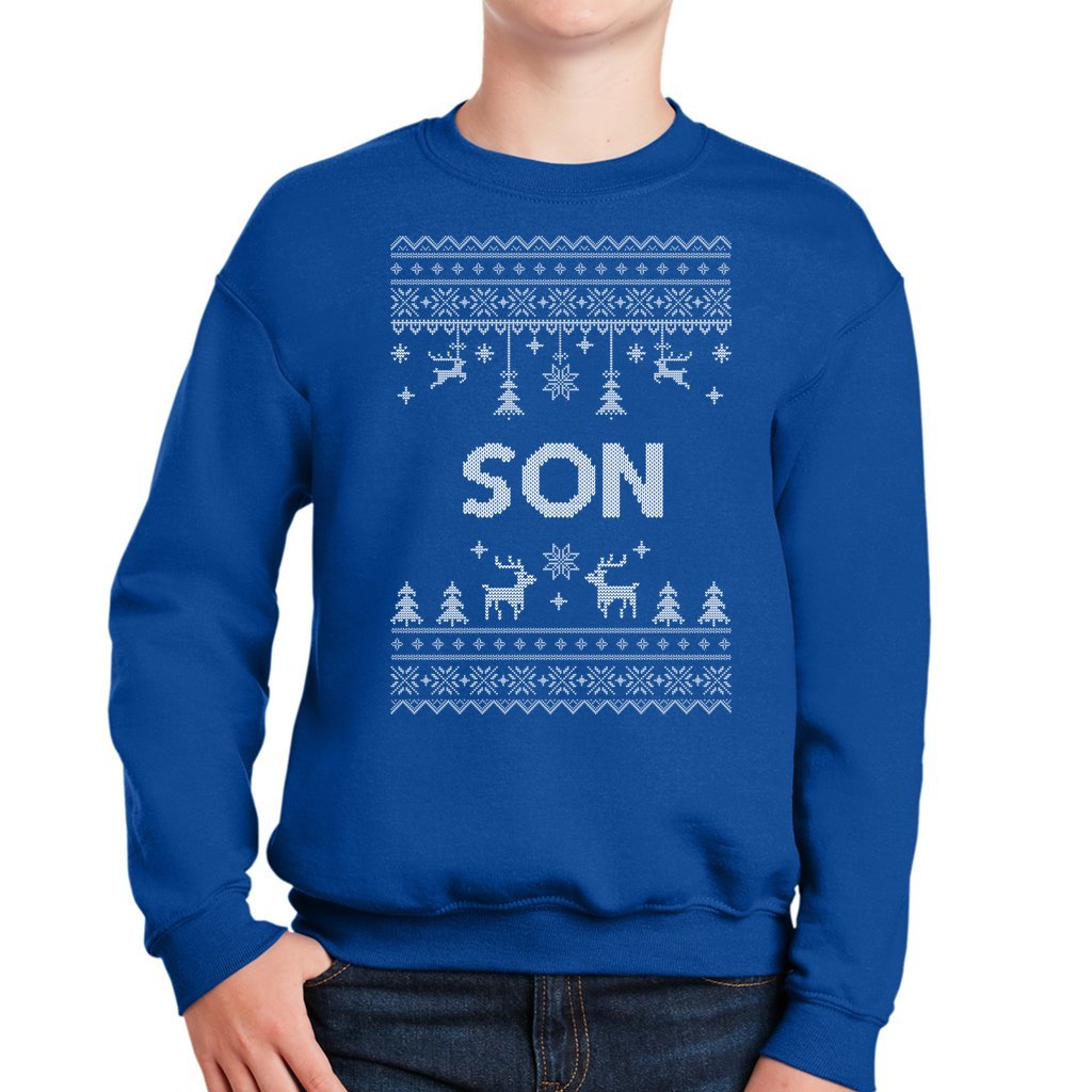 Son Matching Christmas Sweaters For Family - Image 4