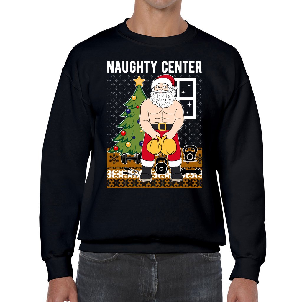 Naughty Santa Claus Ugly Christmas Sweater - Image 10