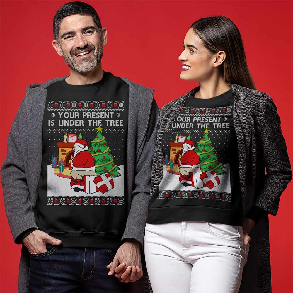 Your Present Is Under The Tree Christmas Sweater