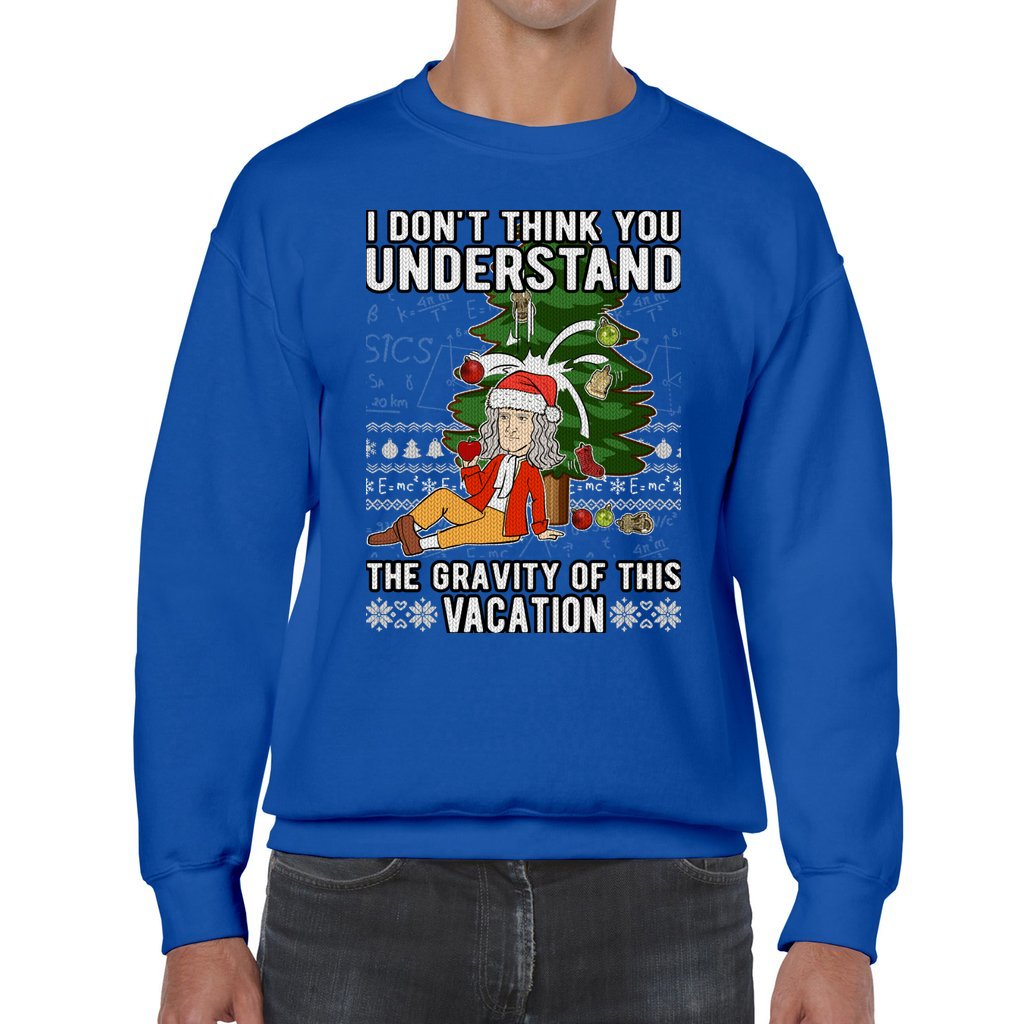 Isaac Newton Ugly Christmas Sweater - Image 5