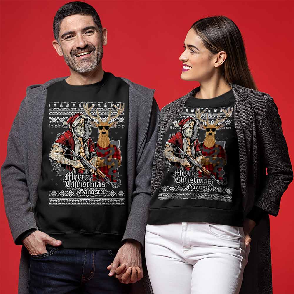 Tattooed Santa Ugly Christmas Sweater