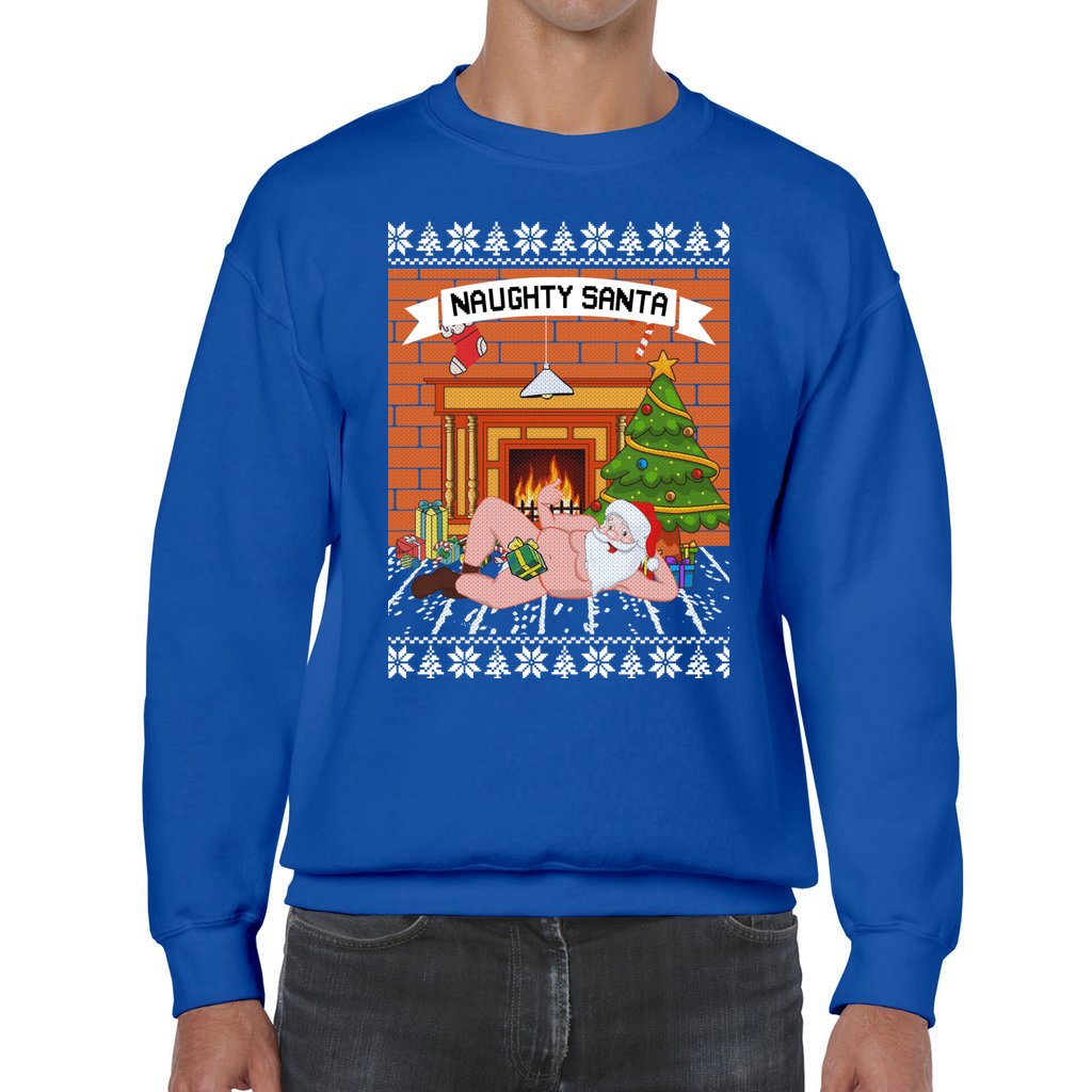Naughty Santa Funny Ugly Christmas Sweater - Image 5