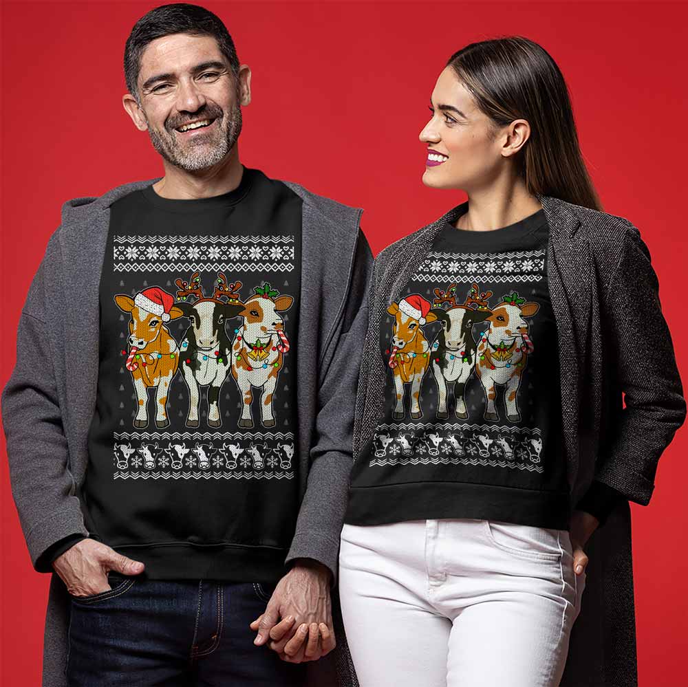 Cute Cows Ugly Christmas Sweater