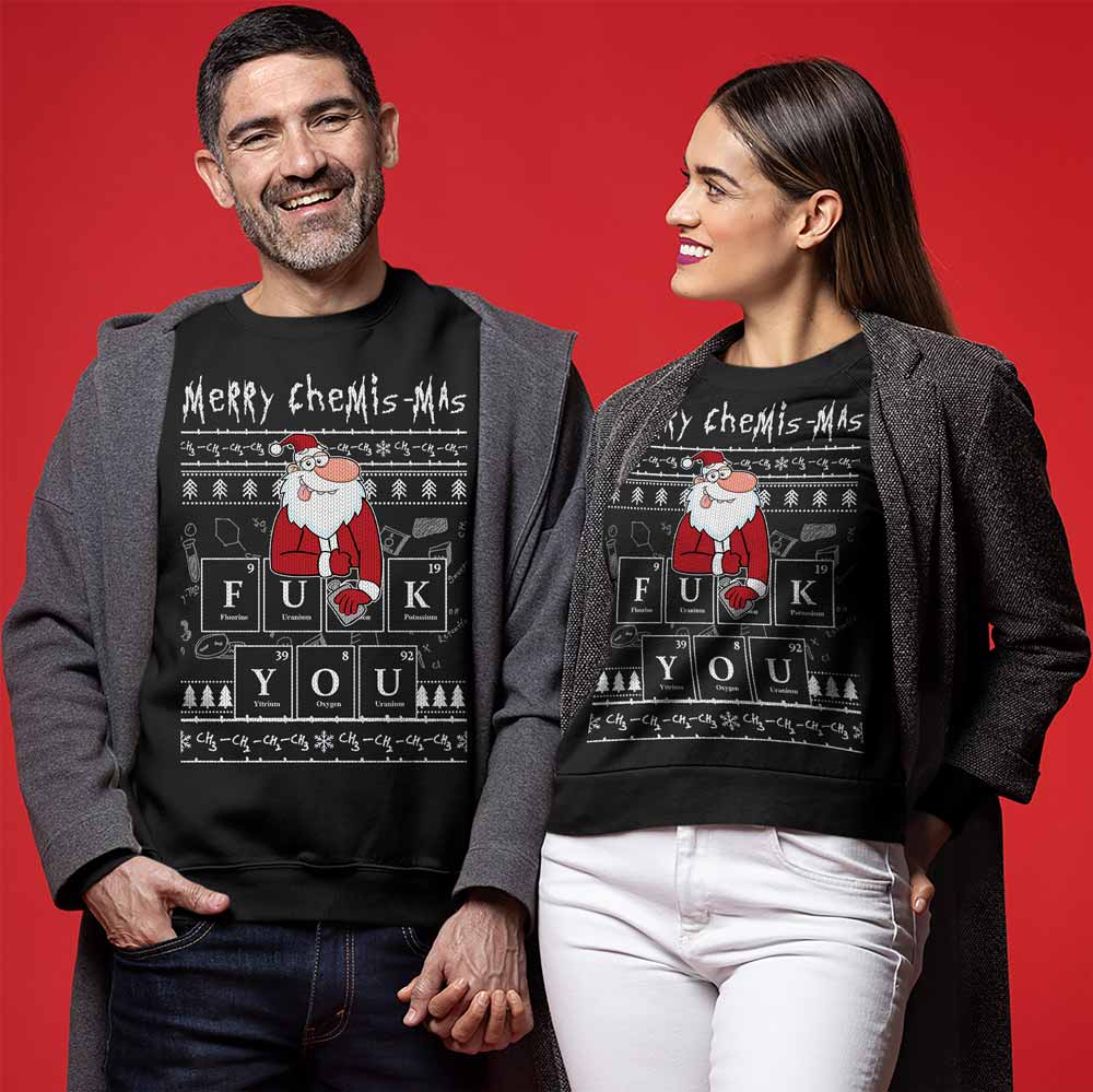 Merry Chemis-mas Chemistry Christmas Sweater