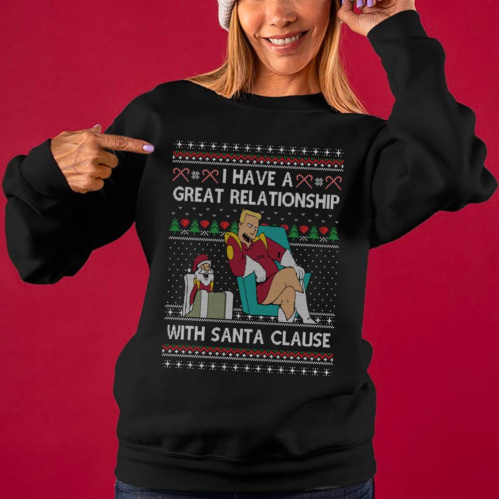 Zapp Brannigan Women's Ugly Christmas Sweaters