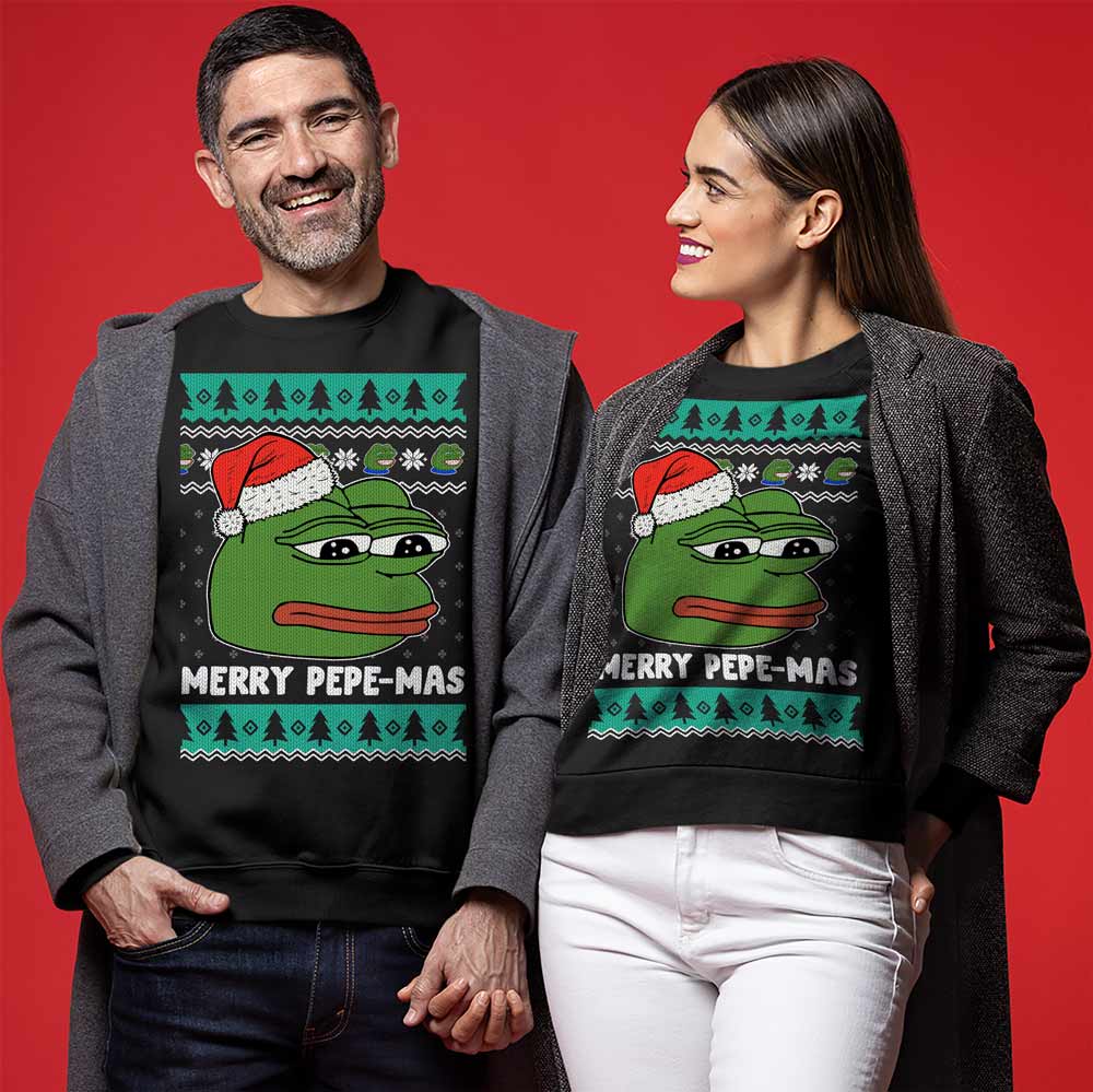 Pepe The Frog Meme Ugly Sweater