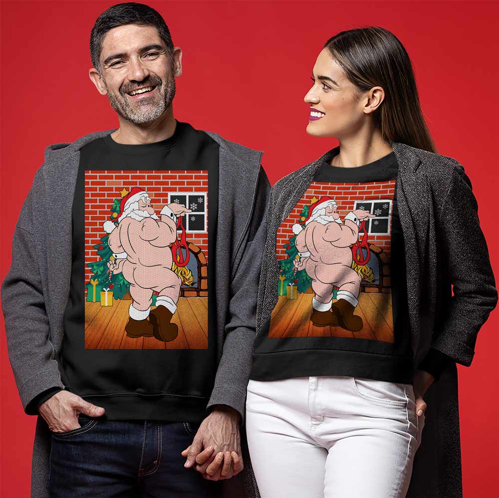 Inappropriate Santa Ugly Sweater