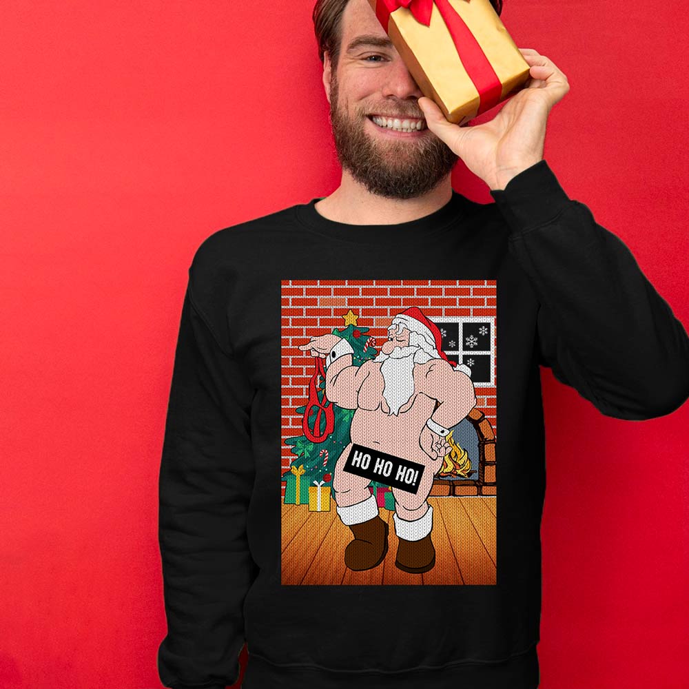 Dirty Santa Men's Ugly Christmas Sweater