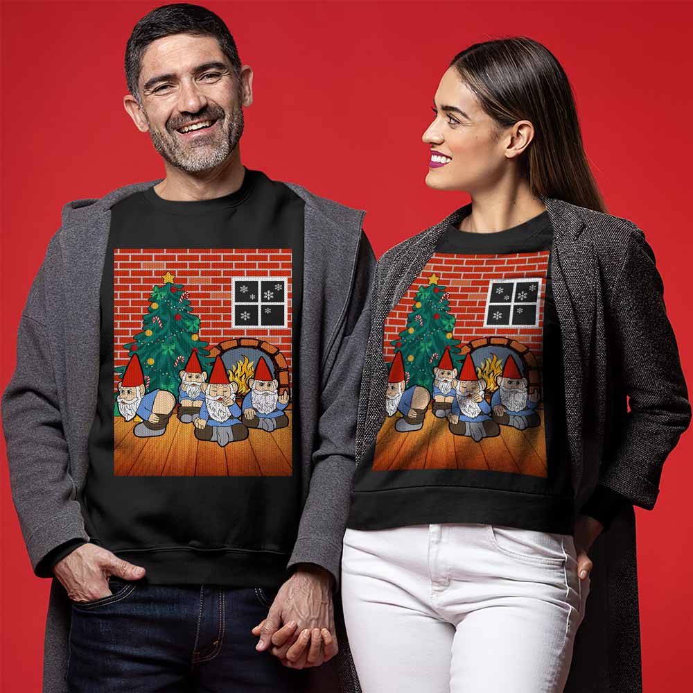 Naughty Gnome Ugly Christmas Sweater