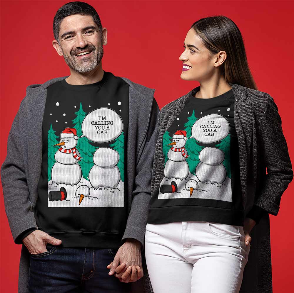 Funny Snowman Ugly Christmas Sweater