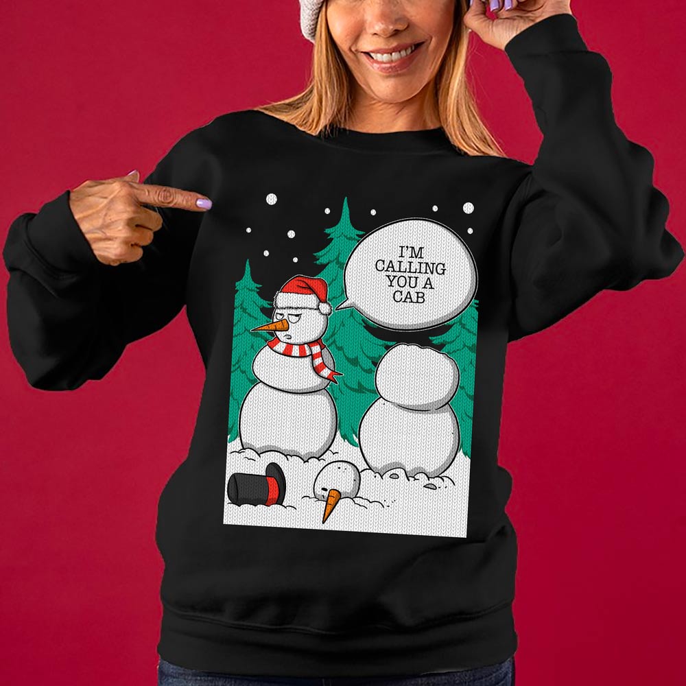 Funny Snowman Women's Ugly Christmas Sweater