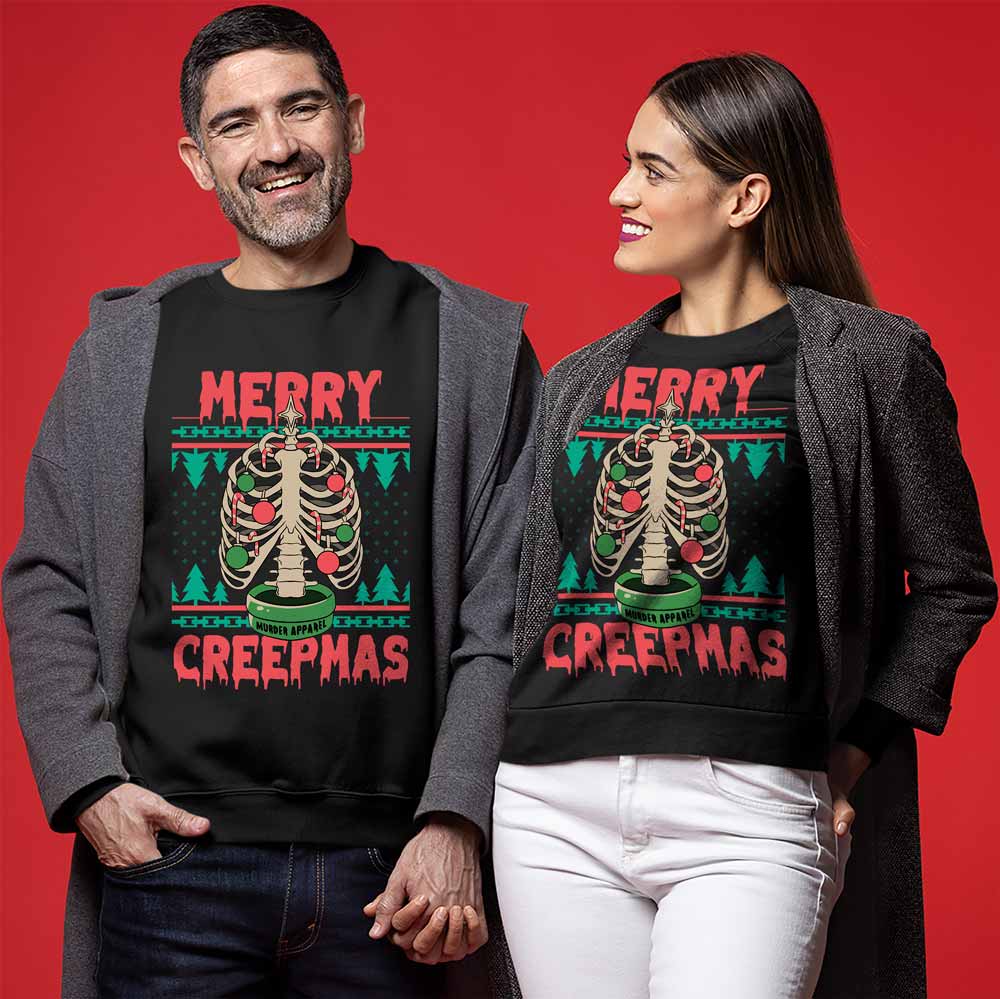 Creepy Horror Ugly Christmas Sweater