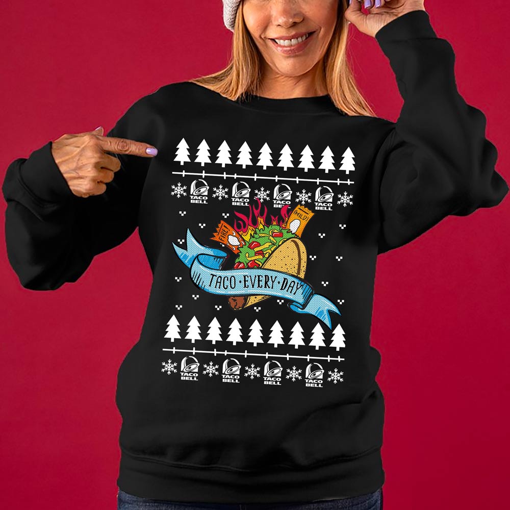 Taco Bell F&B Christmas Sweater Women