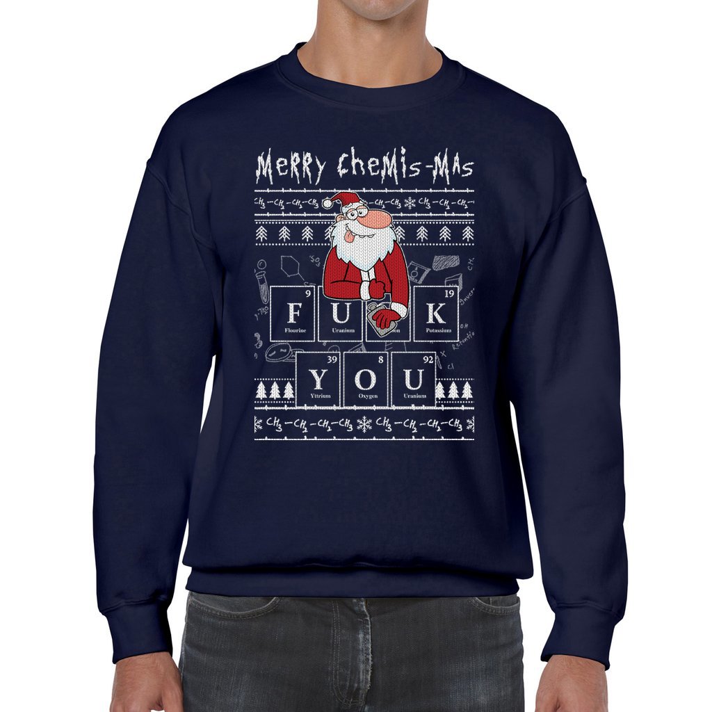 Merry Chemis-mas Chemistry Christmas Sweater - Image 7