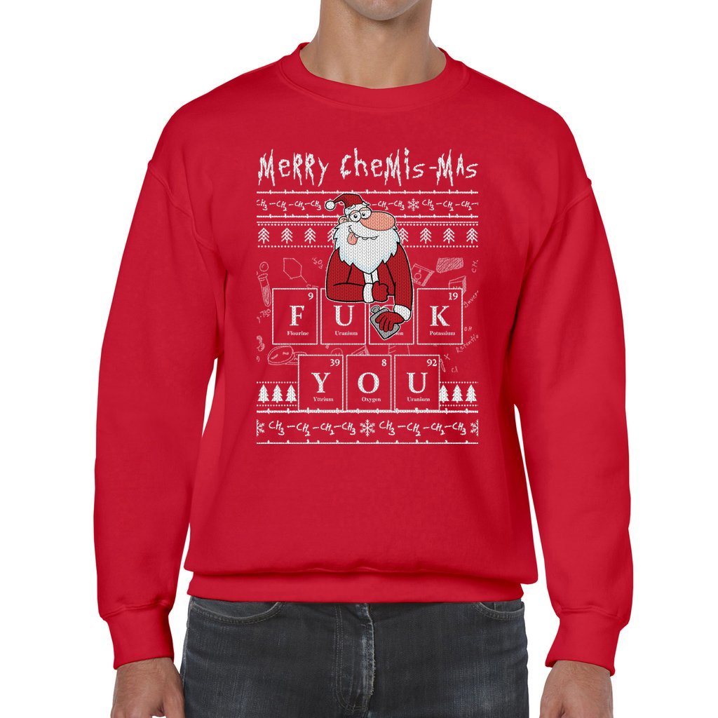 Merry Chemis-mas Chemistry Christmas Sweater - Image 4
