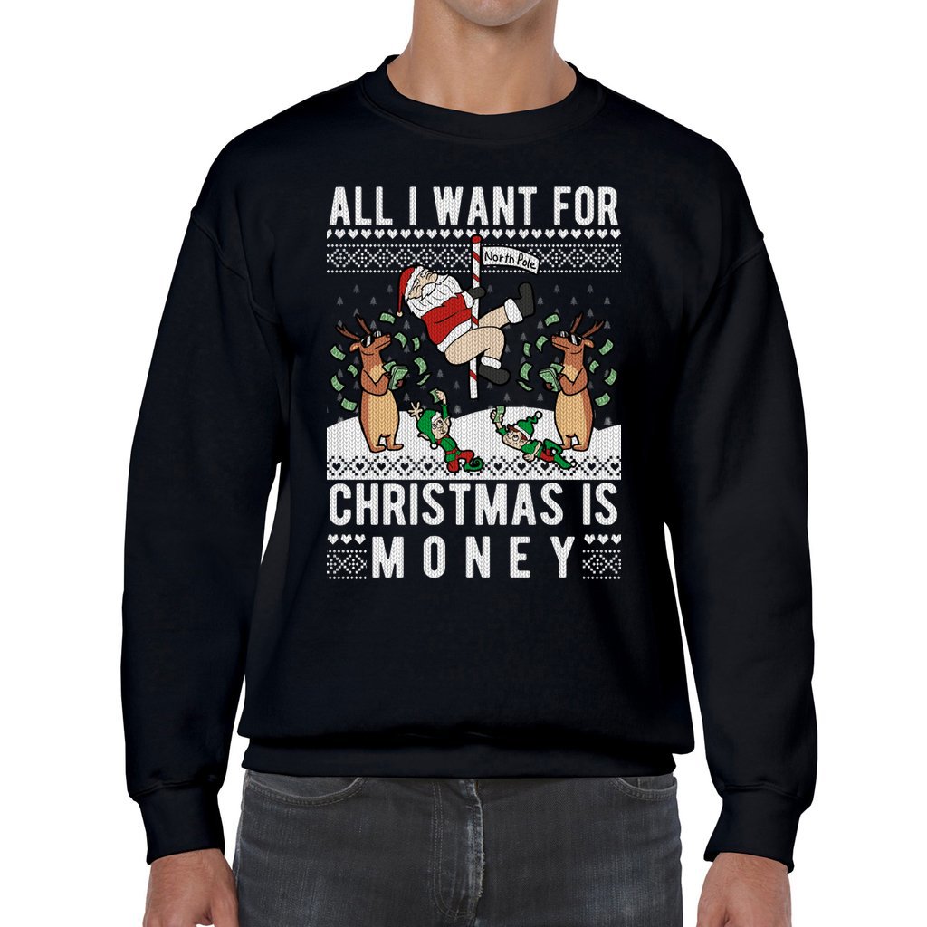 All I Want For Christmas Is Money Christmas Sweater Men - Image 8