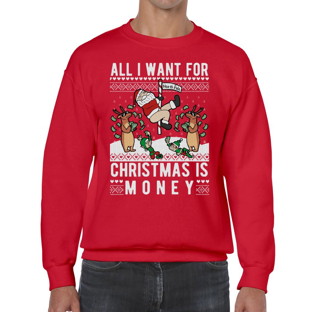 All I Want For Christmas Is Money Christmas Sweater - Image 4