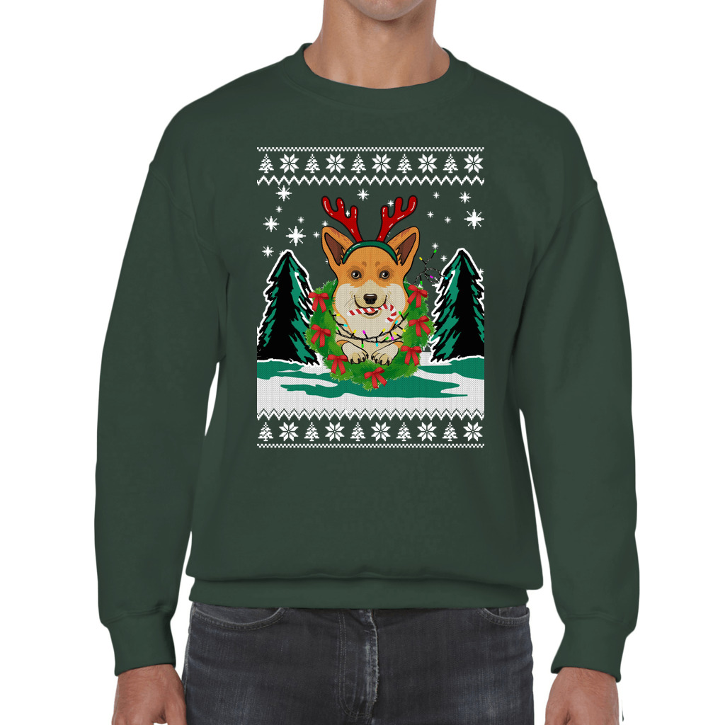 Corgi Women's Ugly Christmas Sweater - Image 7