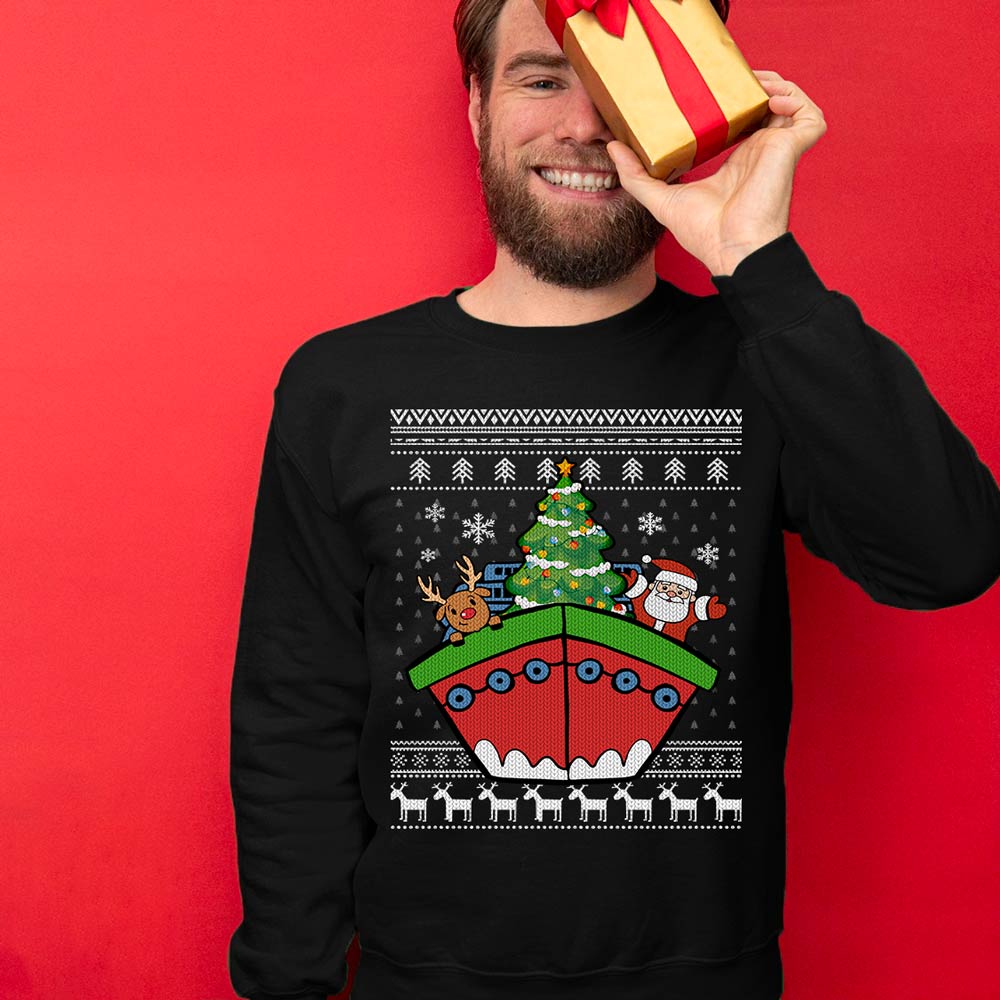 Merry Cruise Men's Ugly Christmas Sweater