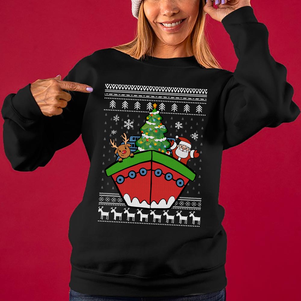 Merry Cruise Ugly Christmas Sweater For Women