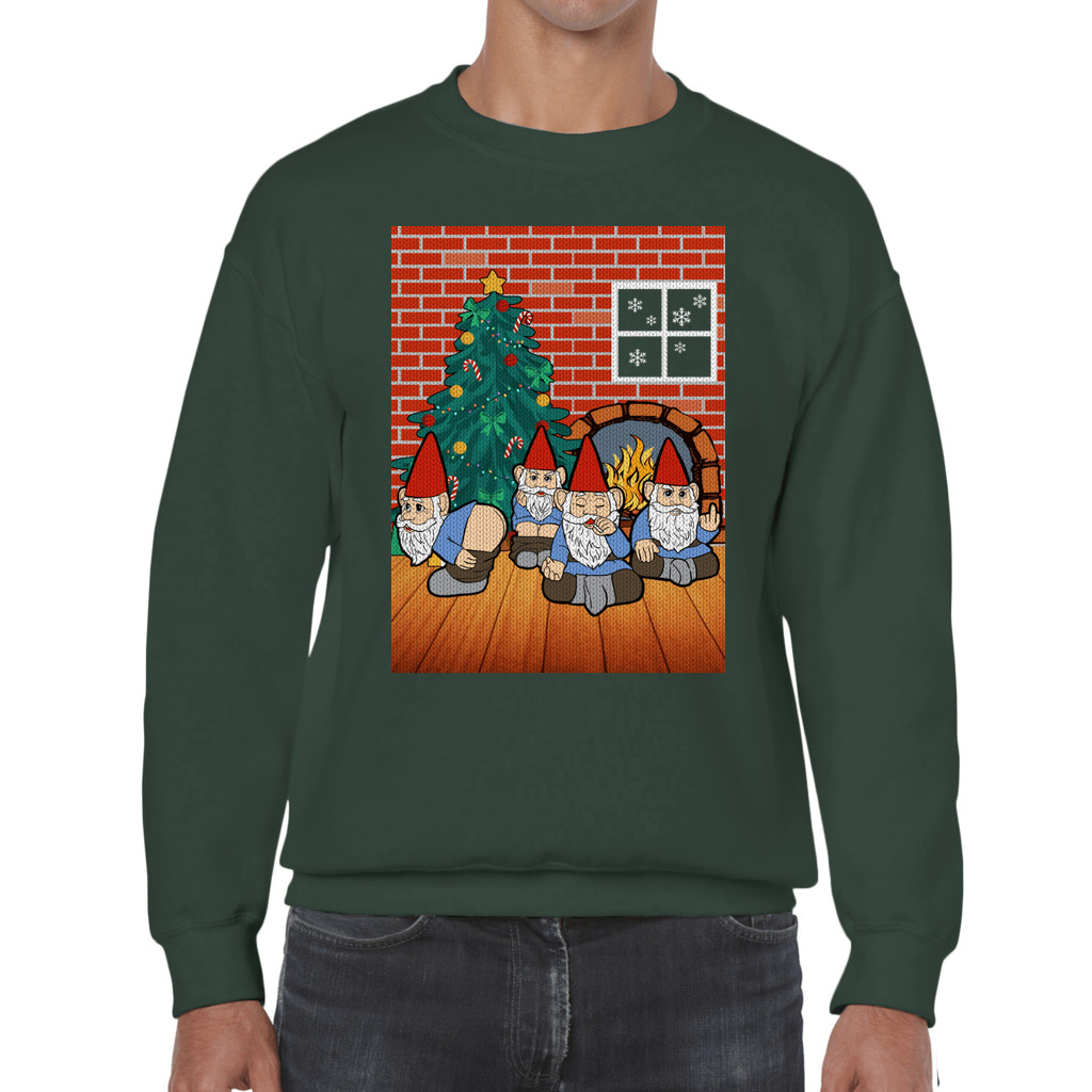 Naughty Gnome Ugly Christmas Sweater - Image 9