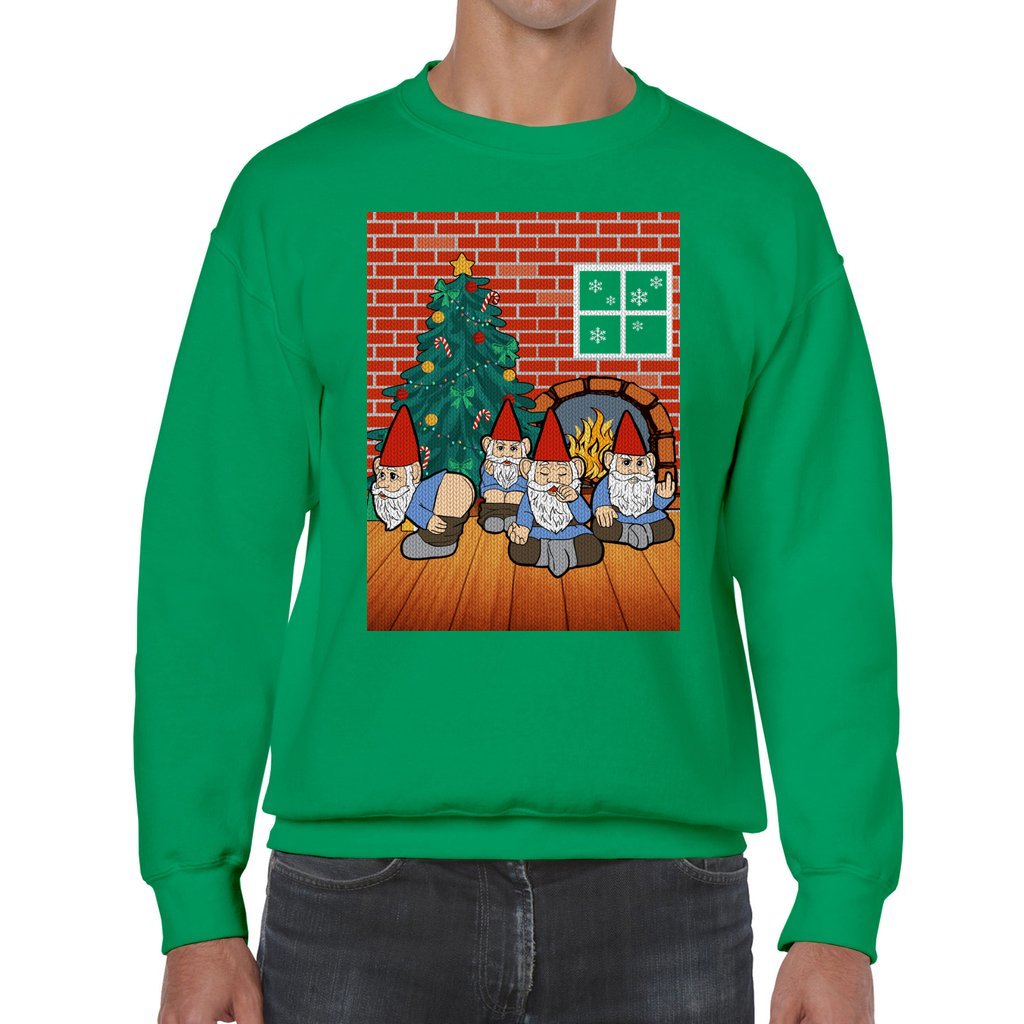 Naughty Gnome Ugly Christmas Sweater - Image 6