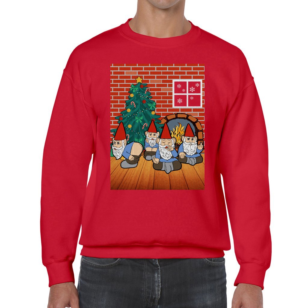 Naughty Gnome Ugly Christmas Sweater - Image 4