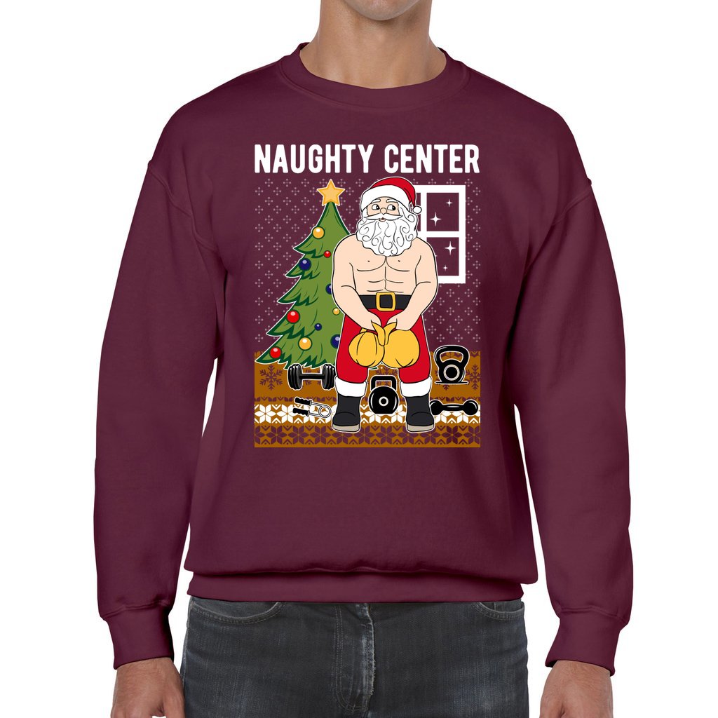 Naughty Santa Claus Ugly Christmas Sweater - Image 8