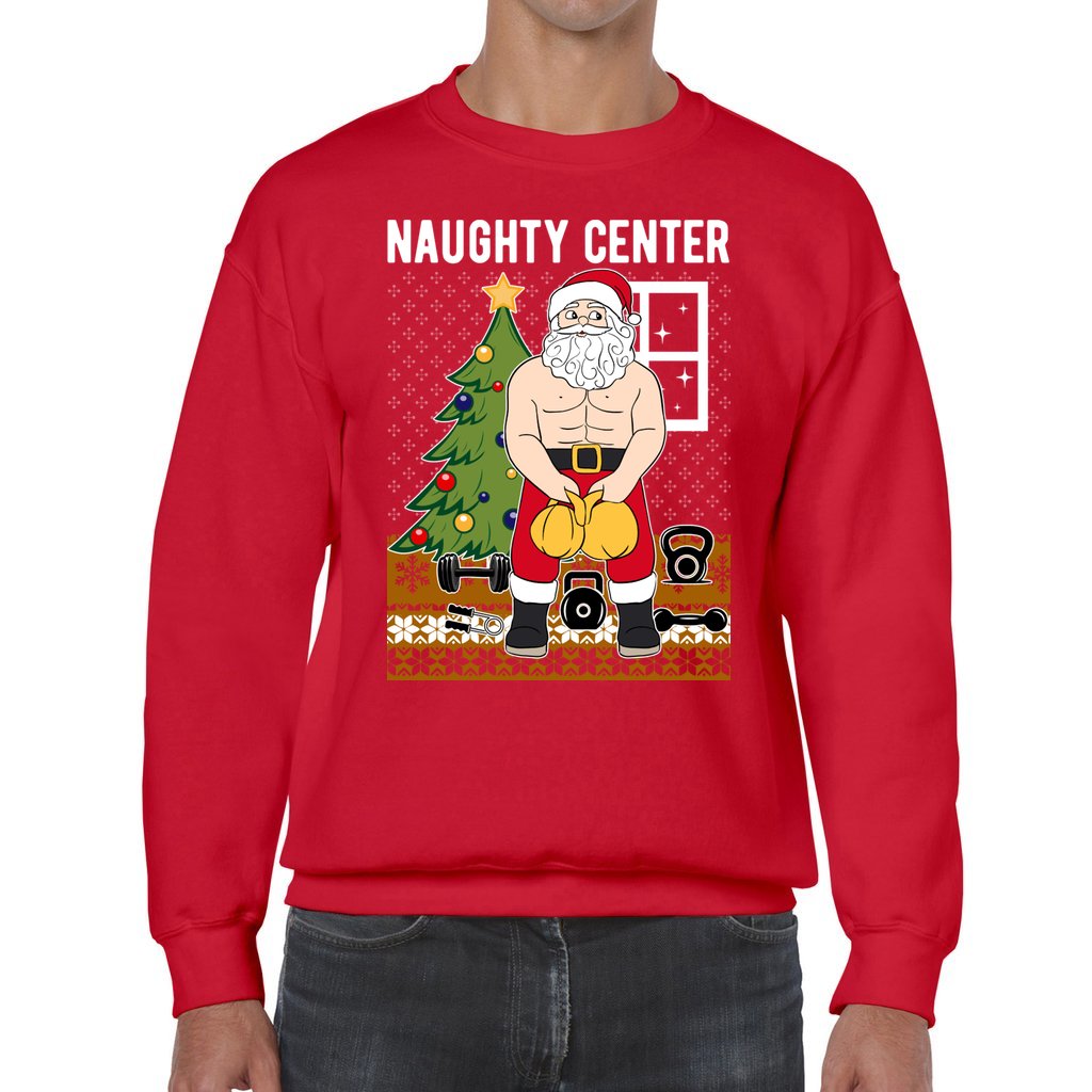 Naughty Santa Claus Ugly Christmas Sweater - Image 4