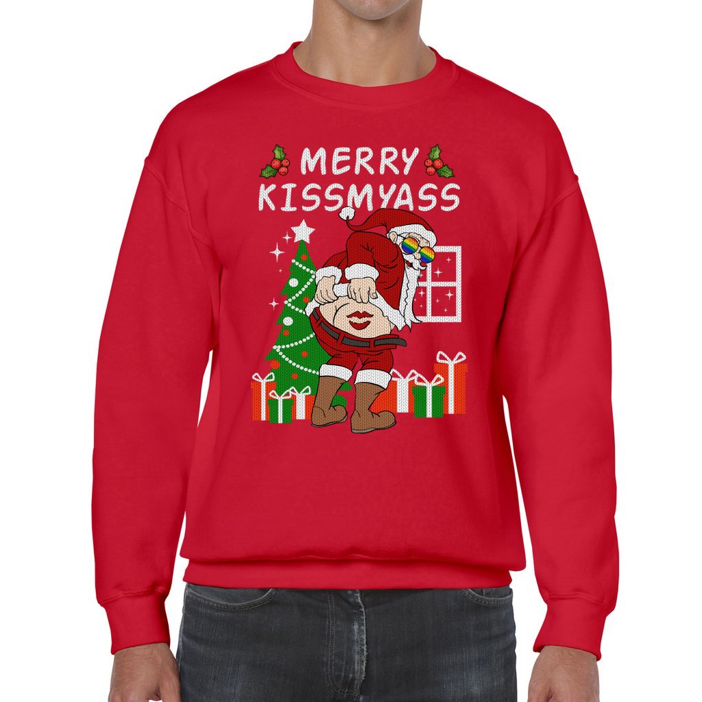 Naughty LGBT Santa Ugly Sweater - Image 4