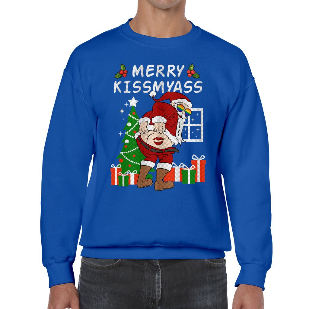 Naughty LGBT Santa Ugly Sweater - Image 5