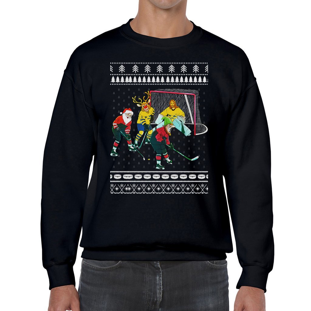 Hockey Men's Ugly Christmas Sweater