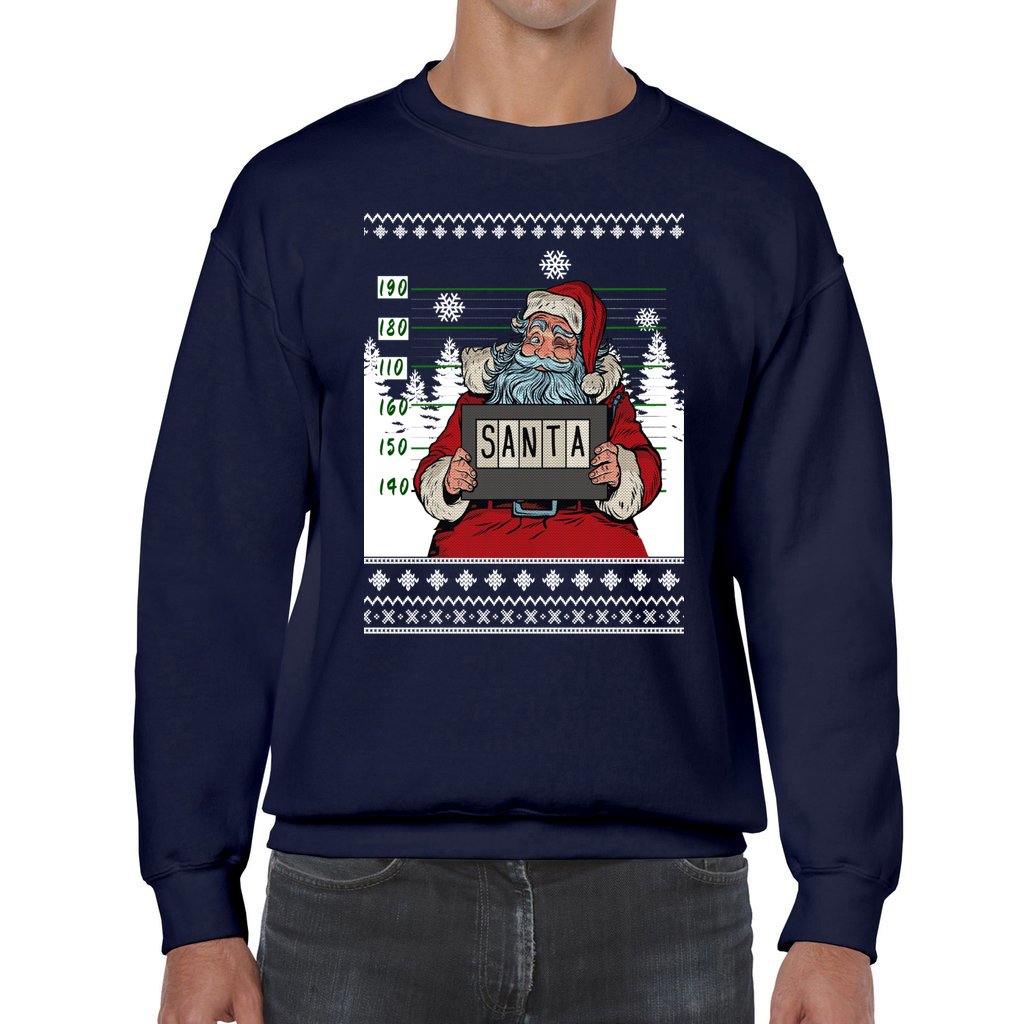 Santa Jail Ugly Christmas Sweater - Image 7