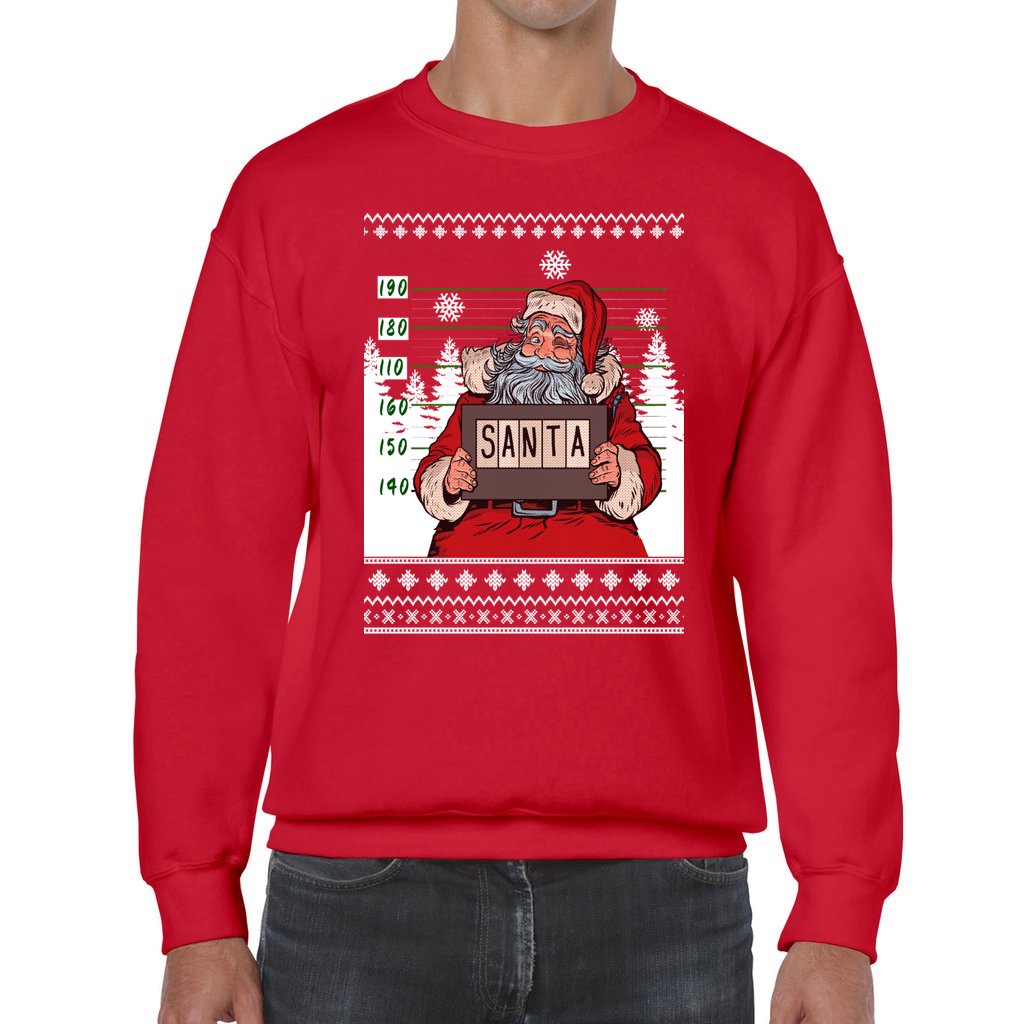 Santa Jail Ugly Christmas Sweater - Image 4
