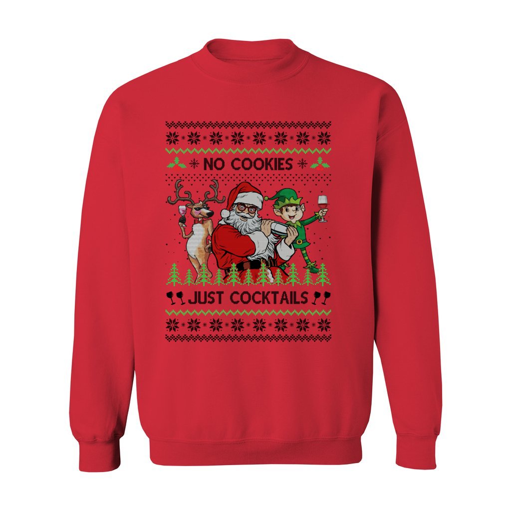 Funny Santa Cocktails Women's Ugly Christmas Sweater - Image 2
