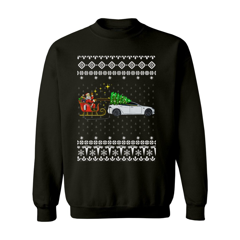 Tesla Women's Ugly Christmas Sweater
