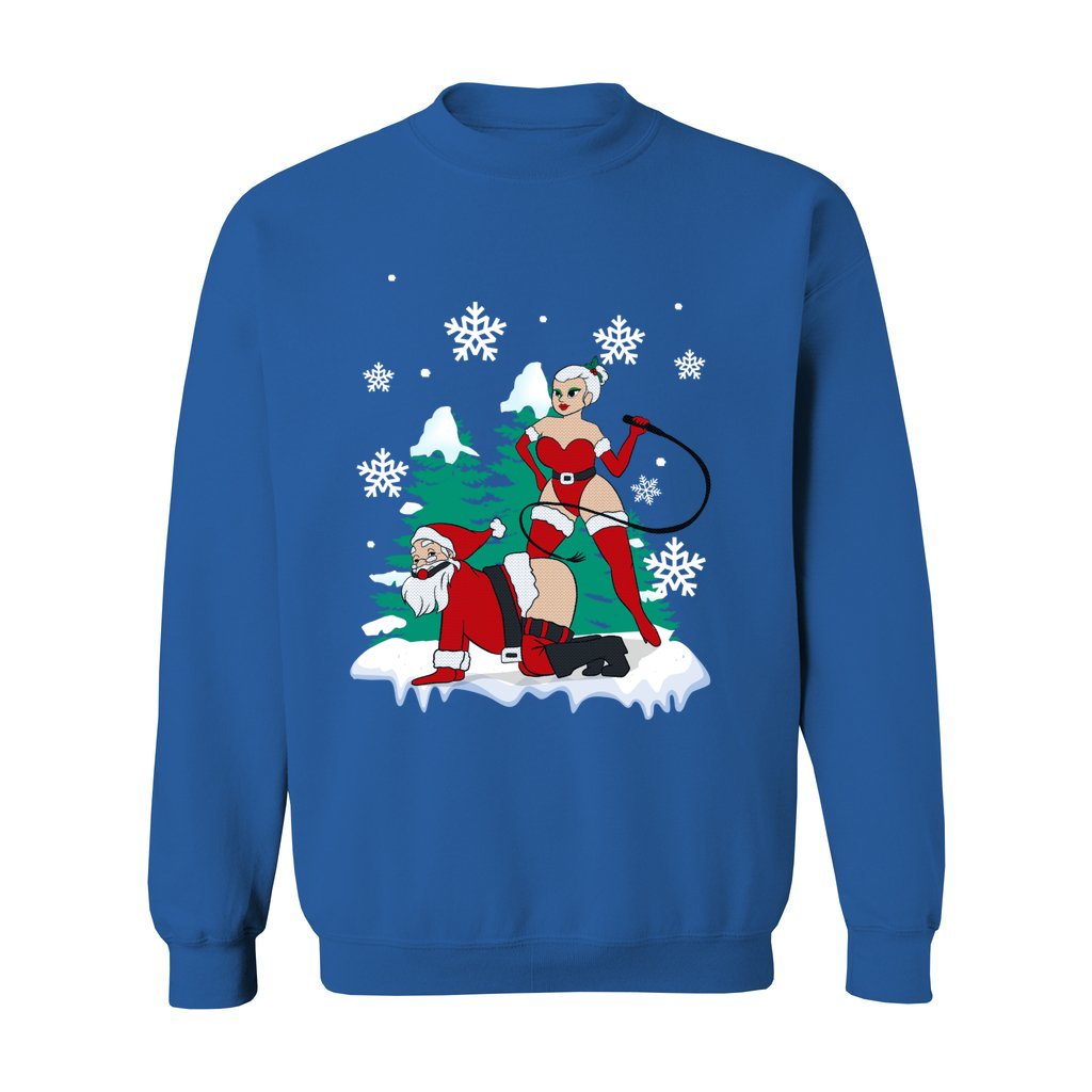 Naughty Santa Claus Christmas Sweater Women - Image 3